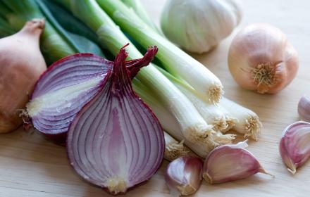 Recettes avec de l’ail et de l’oignon