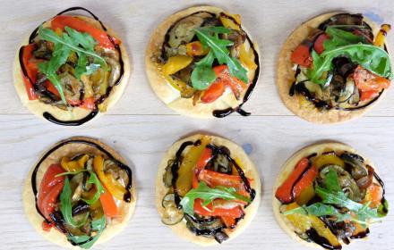 Tartes d’été aux légumes du soleil