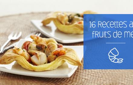 Recettes aux fruits de mer