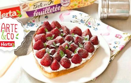 Tartes et tartelettes Saint-Valentin