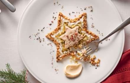 ENTREE DE NOEL étoile au fois gras