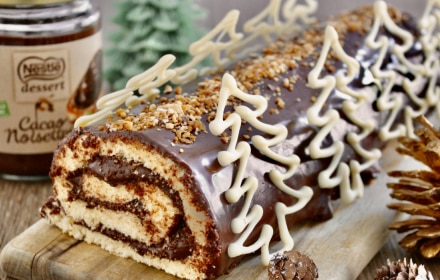 buches de Noël en chocolat nestlé