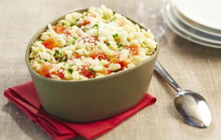 Riz sauté aux petits légumes