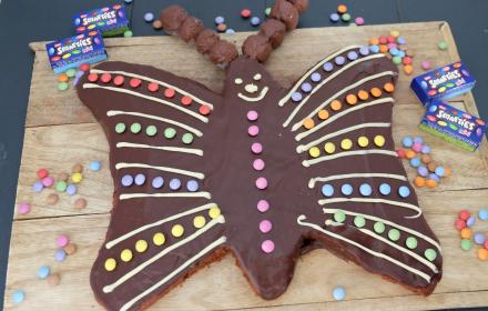 Gâteau papillon Smarties
