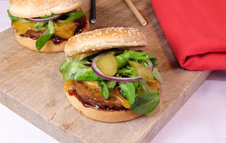 Burger au barbecue