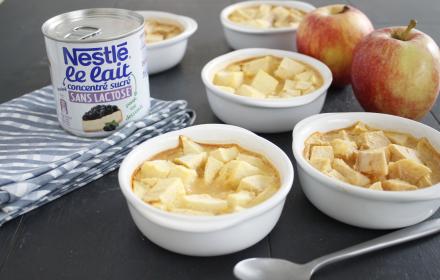 Clafouti aux pommes sans lactose