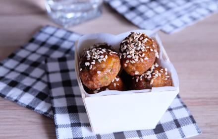Boulettes de légumes au sésame