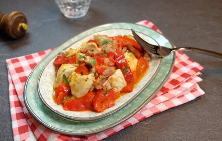 Poulet basquaise anti-gaspi