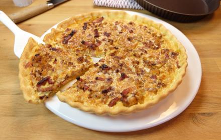 Quiche Lorraine sucrée salée