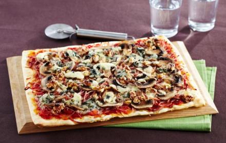 Pizza champignons gorgonzola