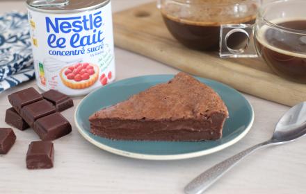 Fondant au chocolat au lait concentré