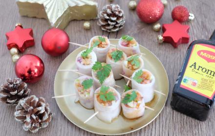 Makis de radis saumon fumé Makis de radis saumon fumé