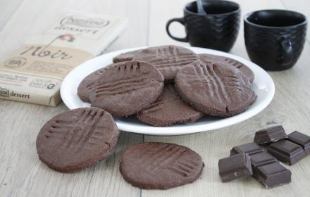 Biscuits sablés au chocolat