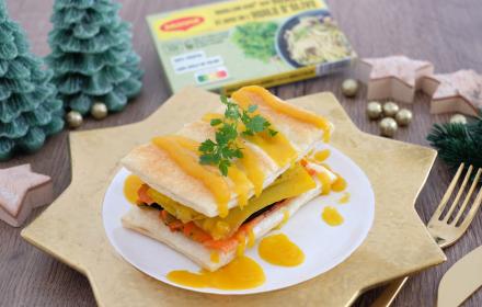Millefeuilles de carottes 3 couleurs