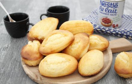 Madeleines Lait Concentré Sucré