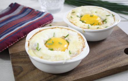 Oeufs cocotte parmentier