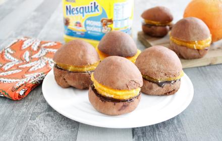 Mini burgers sucrés orange Nesquik