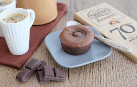 Fondant au chocolat noir absolu