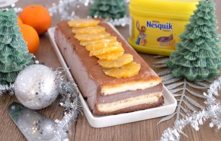 Bûche glacée orange Nesquik
