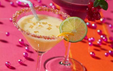 Cocktail menthe fruits rouges