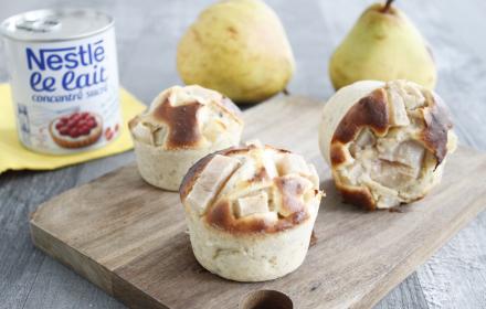 muffins poires noisettes