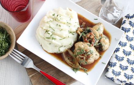 Paupiettes de veau à la paysanne