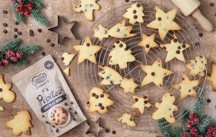 Sablés de Noël aux pépites de chocolat