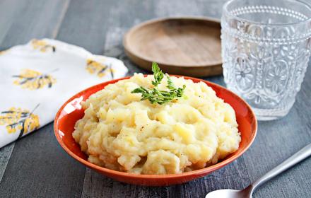 Purée de pommes de terre vegan
