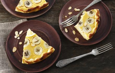 Tarte banane et citron
