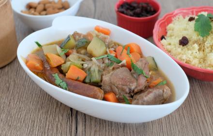 Couscous d'agneau aux légumes