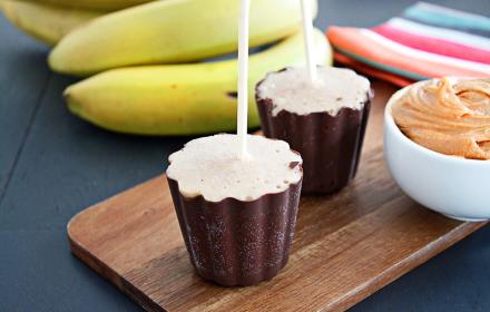 Glace banane beurre de cacahuètes