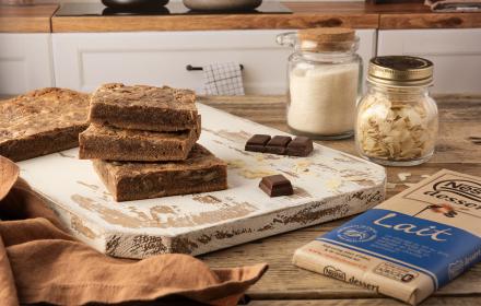 Brownies chocolat au lait aux amandes