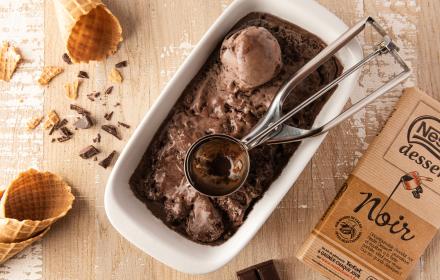 glace au chocolat facile