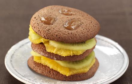 Millefeuille de fruits au chocolat au lait (apas avant octobre 2009)