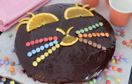 Gâteau Chat Smarties