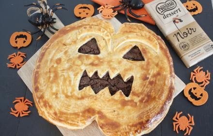 Citrouille au chocolat d'halloween