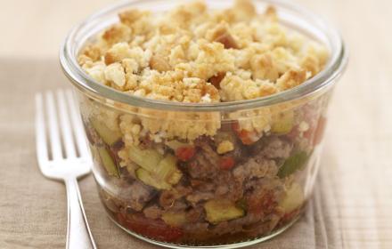 Petits crumbles de boeuf à la Provençale