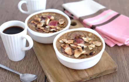 Clafoutis figues café