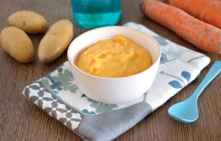 Recette brandade de colin et carottes pour bébé