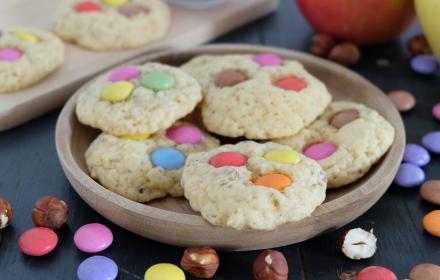 Cookies noisettes et Smarties