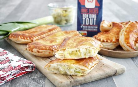 Feuilletés au poireaux