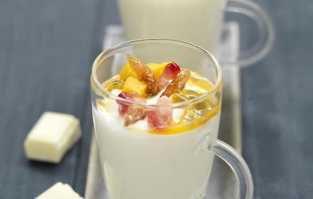 Mousse au chocolat et fruits des iles