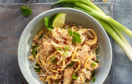 Spaghetti facon pad thai