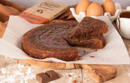 Fondant au chocolat caramel