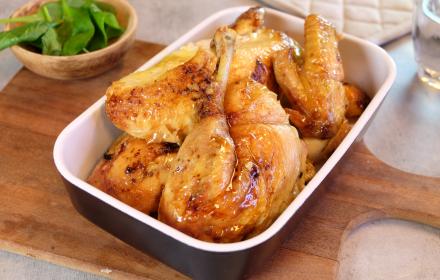 Poulet au four