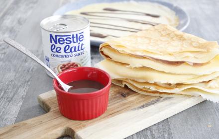 Crêpes sauce au cacao