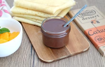 Sauce chocolat caramel beurre salé