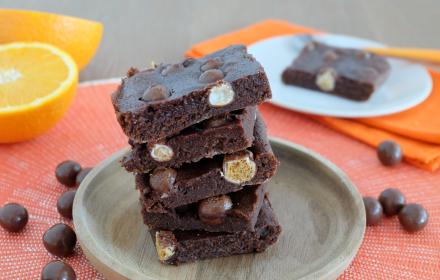Brownie au Kitkat ball