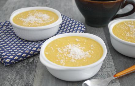 Petites crèmes à la mangue