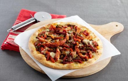 Pizza poulet bacon